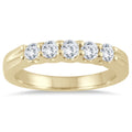 Marquee Jewels 14K Yellow Gold 1 2Ct Tdw Diamond 5 Stone Band