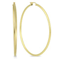 Marquee Jewels 14K Yellow Gold 62 Millimeter Filled Hoop Earrings