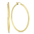 Marquee Jewels 14K Yellow Gold Filled 50 Millimeter Hoop Earrings