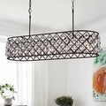 Mars Antique Bronze 39 Inch Crystal Chandelier