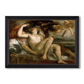 Mars Venus And Cupid C 1530 Titian Custom Framed Canvas