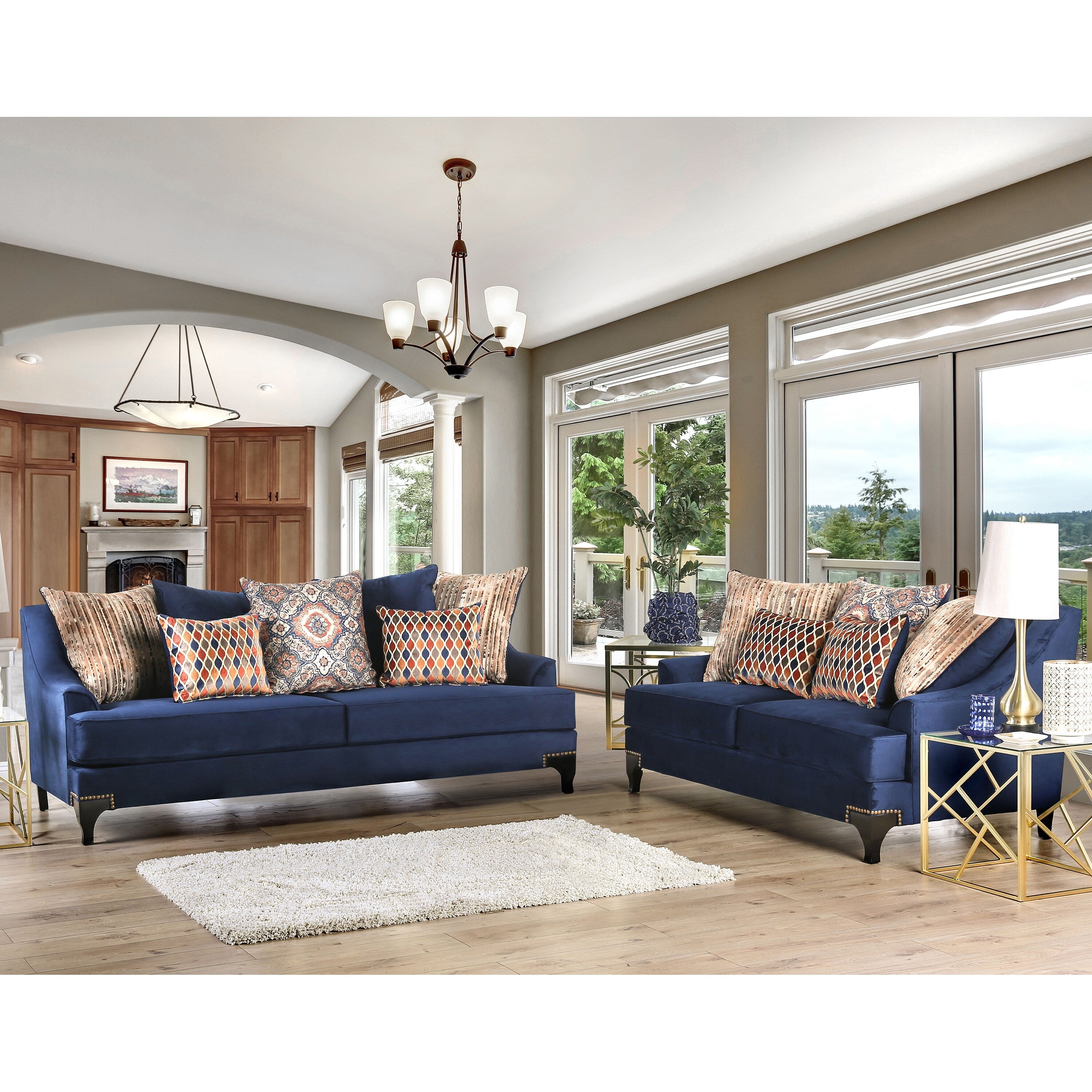 Gracewood Hollow Surti Contemporary 2 Piece Living Room Set