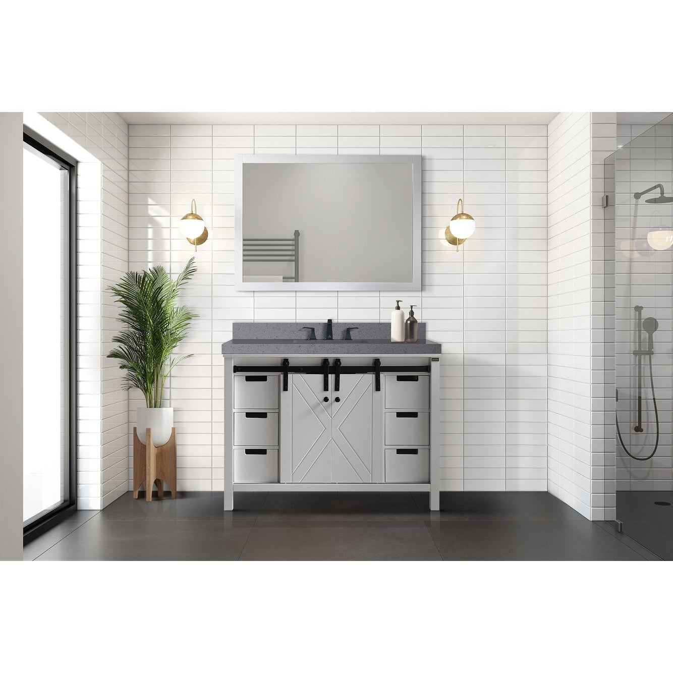 Marsyas 48 Single Vanity Set W Faucet