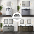 Marsyas 60 Double Vanity Set W Faucets