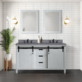 Marsyas 60 Double Vanity Top Square Sink 24 Mirrors