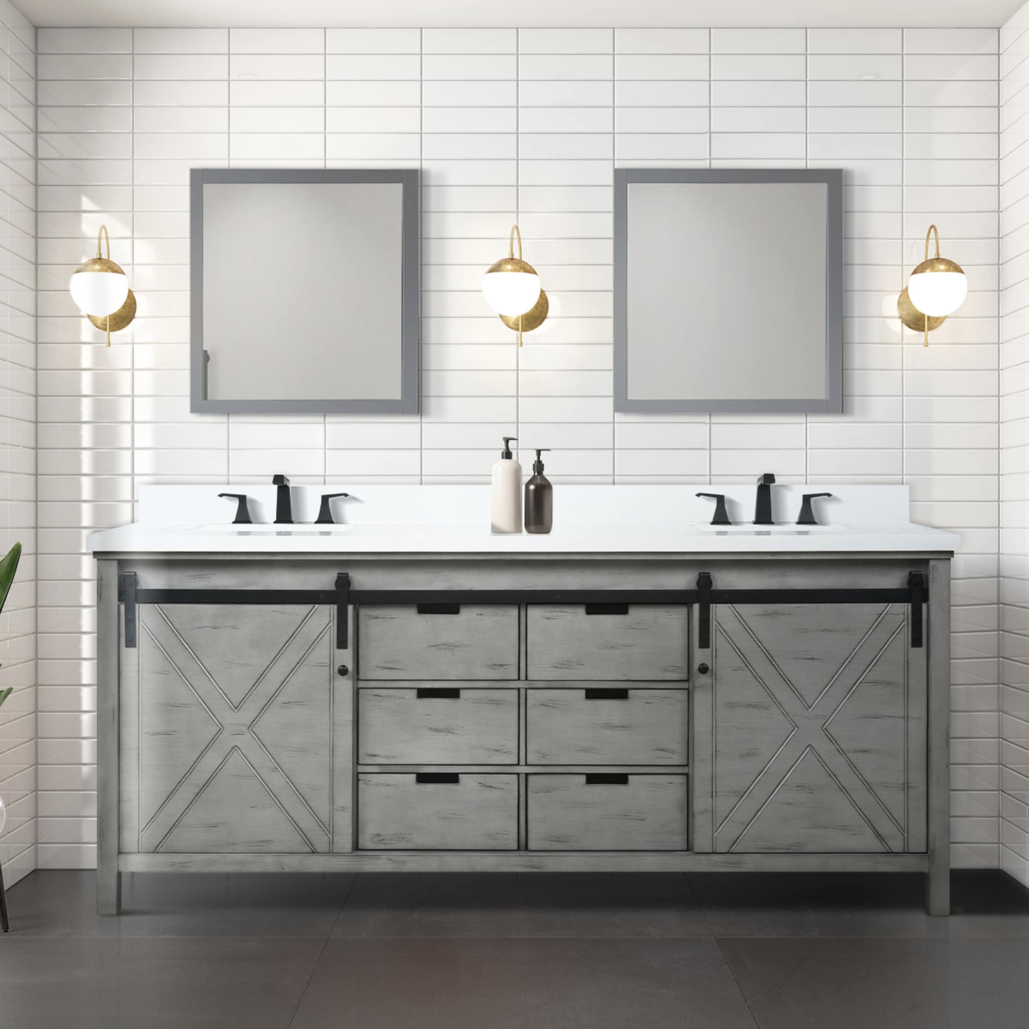 Marsyas 80 Double Vanity Cabinet Only
