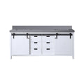Marsyas 80 Double Vanity Top Square Sink No Mirror