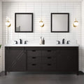 Marsyas 84 Double Vanity Top Square Sink No Mirror