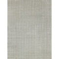Martelli Modern Handloomed Silky Nylon Light Silver Area Rug