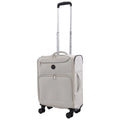 Martha Stewart 22 Softside Carry On Luggage Expandable Spinner With 8 Wheels Front Zip Pockets