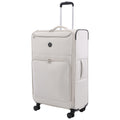 Martha Stewart 31 Softside Luggage Extra Large Expandable Spinner Suitcase With 8 Wheels Front Pockets