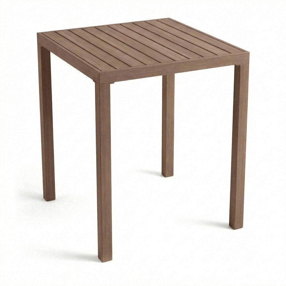 Martha Stewart All Weather 35.5 Square Bar Height Aluminum Patio Dining Table 35.5 W X 35.5 D X 41 H