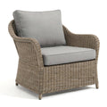 Martha Stewart All Weather Club Chair With Back And Seat Cushions 31 W X 31.25 D X 30.25 H