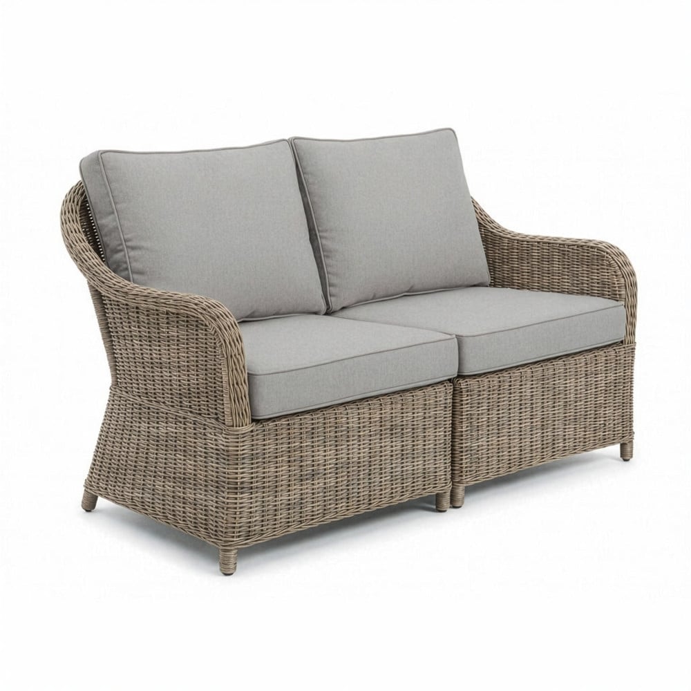 Martha Stewart All Weather Loveseat With Back And Seat Cushions