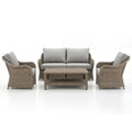 Martha Stewart All Weather Patio Loveseat With 2 Club Chairs And Coffee Table 56.25 W X 31.25 D X 30.25 H