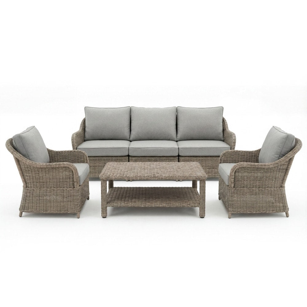 Martha Stewart All Weather Patio Sofa With 2 Club Chairs And Coffee Table 56.25 W X 31.25 D X 30.25 H