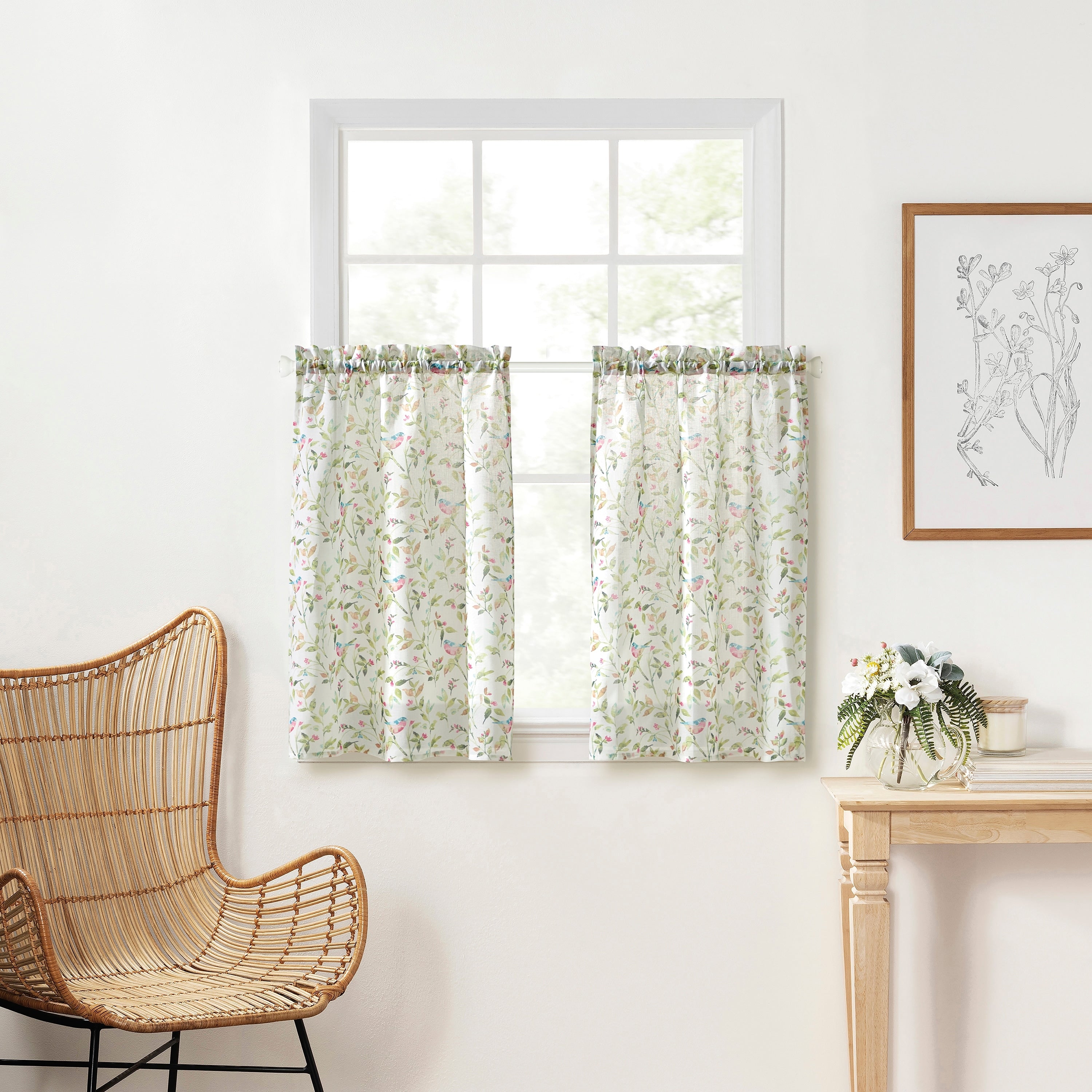 Martha Stewart Kensington Garden Print Tier Pair
