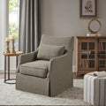 Martha Stewart London Skirted Swivel Chair
