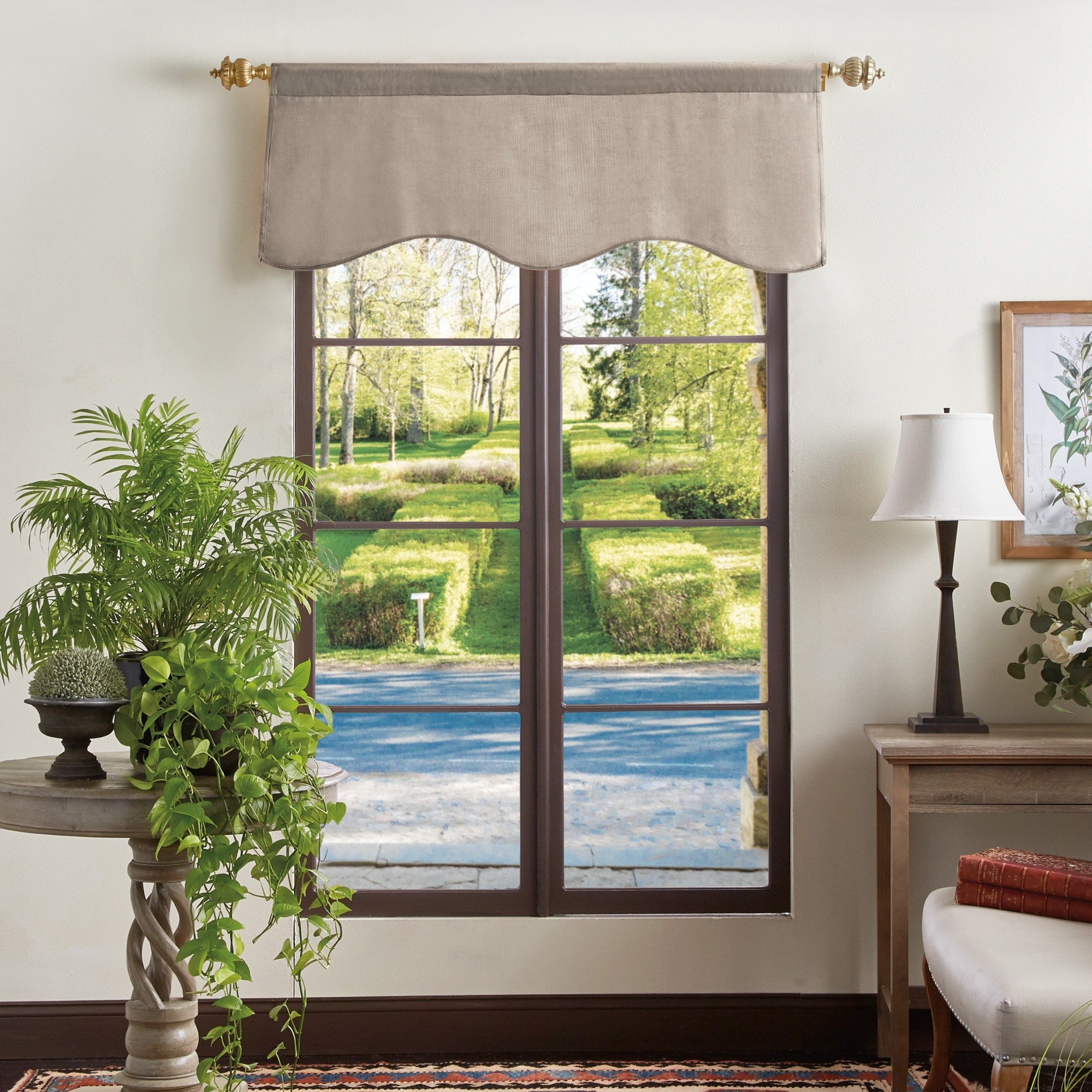 Martha Stewart Lucca Velvet Blackout Back Tab Curtain Panel Pair