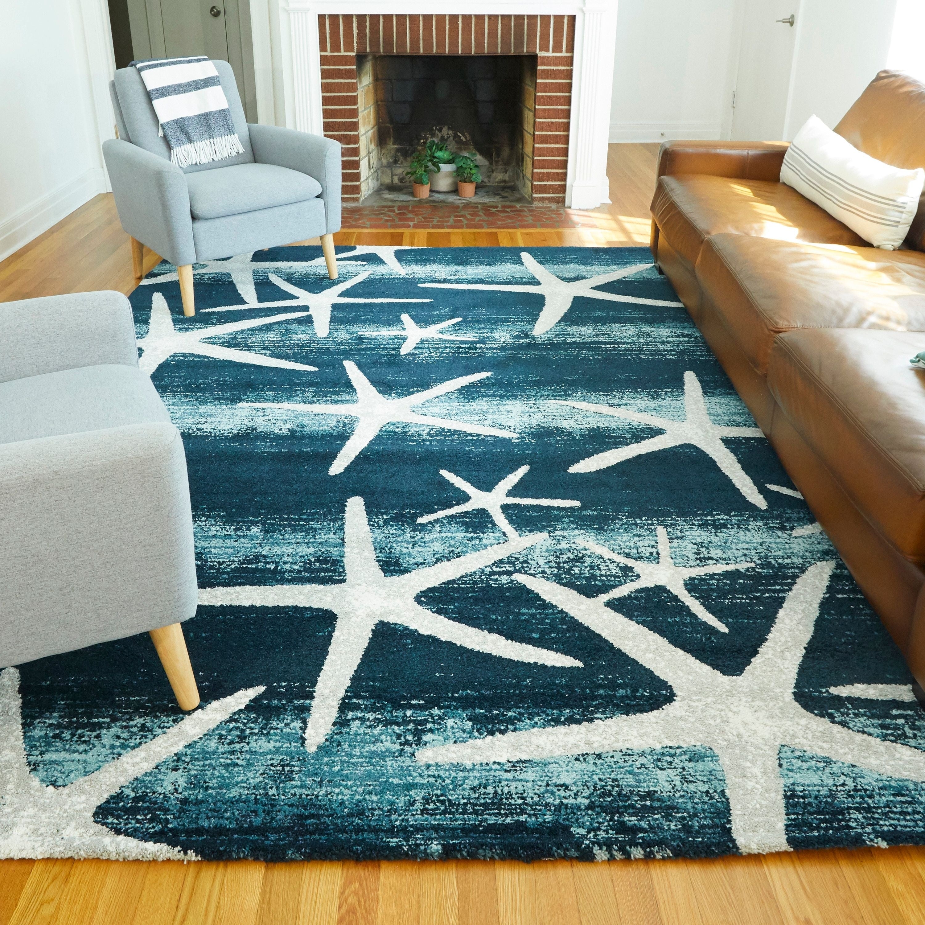 Martin Coastal Starfish Area Rug