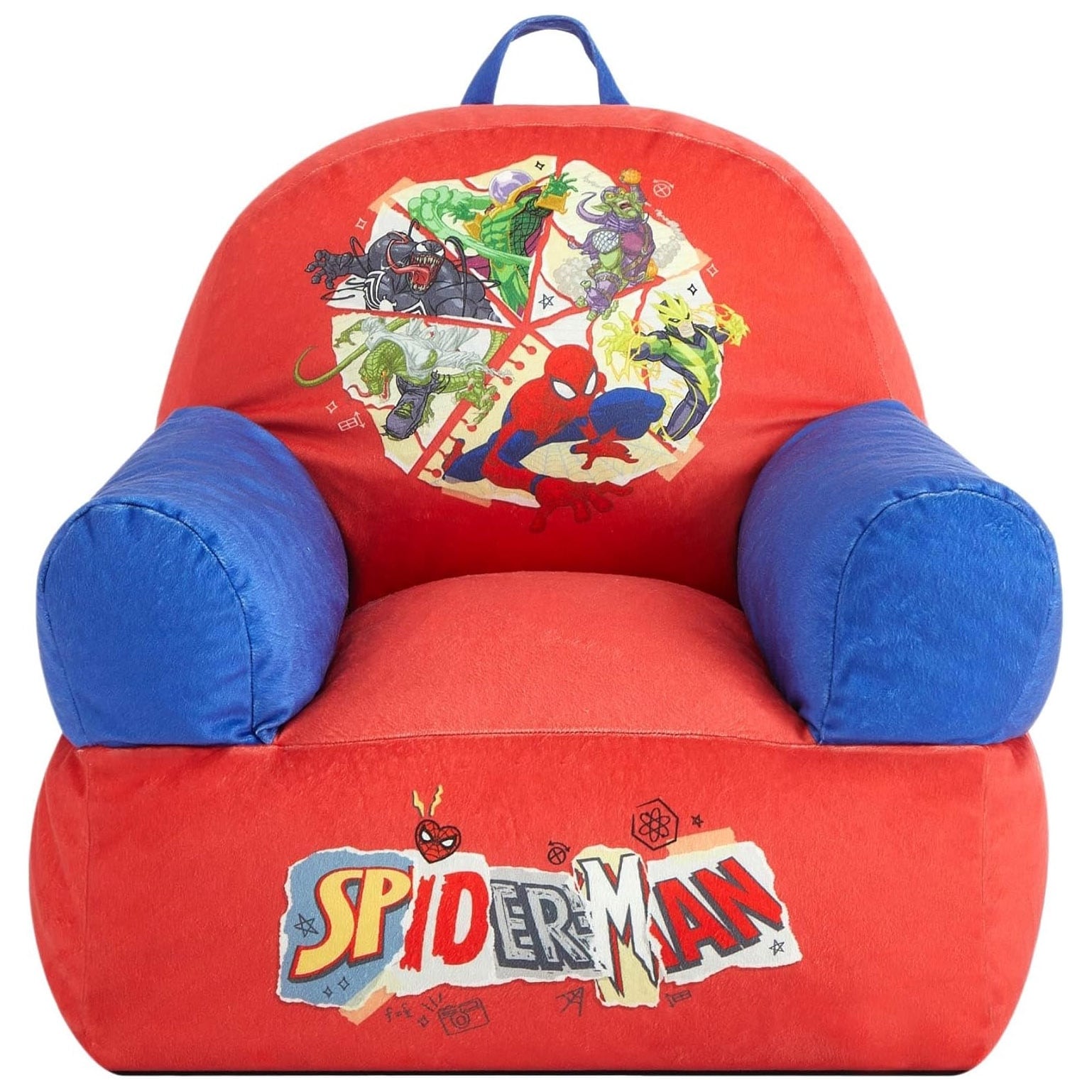 Marvel Spiderman Kids Sofa Bean Bag Armchair