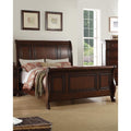 Marvelous Wooden C.King Bed Antique Cherry Finish