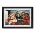 Mary And Child With Saints Stephen C 1510 Titian Custom Framed Print