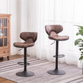 Carbon Loft Medway Weathered Airlift Adjustable Swivel Barstool Set Of 2