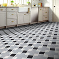 Massa In Grey Black White Handmade 8X8 In Moroccan Tile Pack Of 12