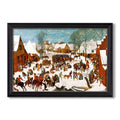 Massacre Of The C 1565 1567 Pieter Bruegel The Elder Custom Framed Canvas