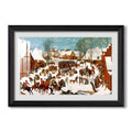 Massacre Of The C 1565 1567 Pieter Bruegel The Elder Custom Framed Print
