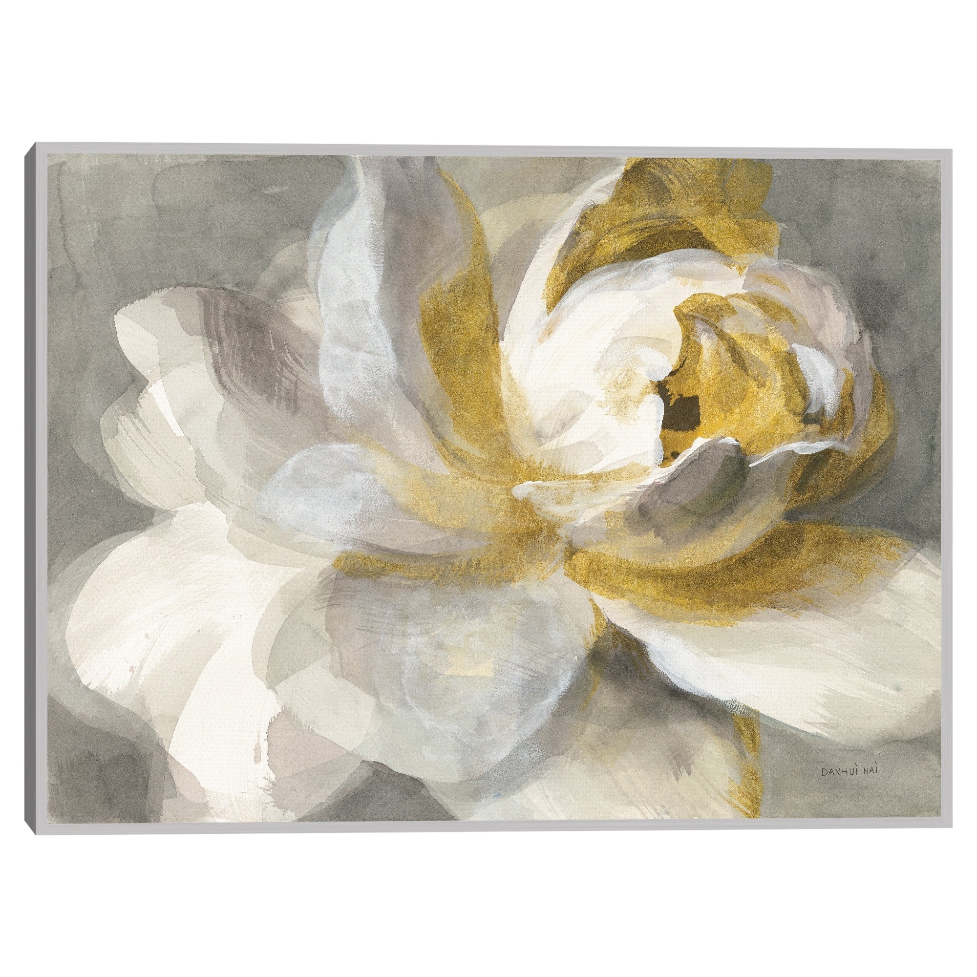 Masterpiece Art Gallery Kirklands Abstract Rose Gold By Danhui Nai Color Silver Frame Wall Art Size 30X40