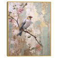 Masterpiece Art Gallery Kirklands Cherry Blossom Bird 6 By Riley B Color New Gold Frame Wall Art Size 22X28