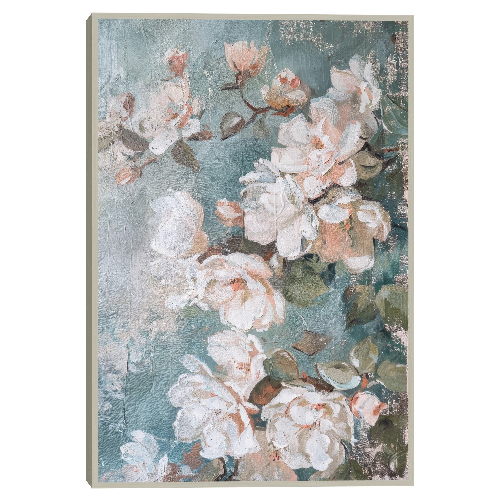 Masterpiece Art Gallery Kirklands European Florals By Petal Prints Design Color Silver Frame Wall Art Size 24X36