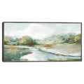 Masterpiece Art Gallery Kirklands Harmony Of Green Hues By Luna Mavis Color Steel Frame Wall Art Size 24X48