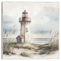 Masterpiece Art Gallery Kirklands Lighthouse 1 By Riley B Color Barnwood Frame Wall Art Size 35X35