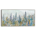 Masterpiece Art Gallery Kirklands Lupine Spring By Studio Arts Color New Gray Frame Wall Art Size 24X48
