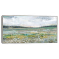 Masterpiece Art Gallery Kirklands Meadow Horizon By Studio Arts By Studio Arts Color New Gray Frame Wall Art Size 24X48