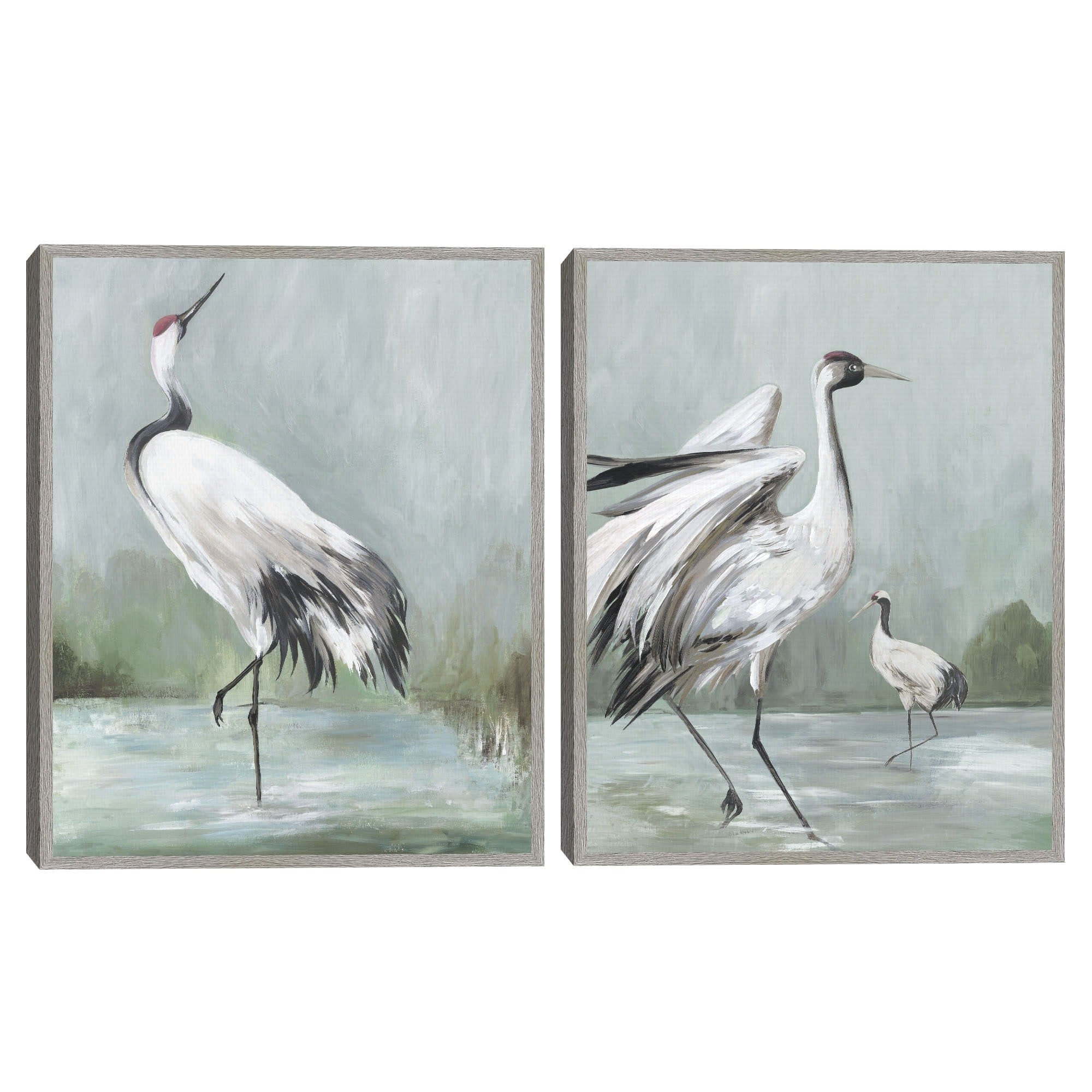 Masterpiece Art Gallery Kirklands Noble Beauty I Ii By Aimee Wilson Color New Gray Frame Wall Art Size 22X28X2