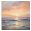 Masterpiece Art Gallery Kirklands Ocean Sunrise 3 By Riley B Color Birch Frame Wall Art Size 35X35