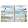 Masterpiece Art Gallery Kirklands Seaside Rest I Ii By Carol Robinson Color Barnwood Frame Wall Art Size 18X24X2
