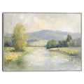 Masterpiece Art Gallery Kirklands Textured River By Petal Prints Design Color New Gray Frame Wall Art Size 30X40