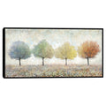 Masterpiece Art Gallery Kirklands Transitional Trees By Studio Arts Color Black Frame Wall Art Size 24X48