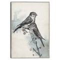 Masterpiece Art Gallery Kirklands Two Blue Birds By Jacob Q Color New Gray Frame Wall Art Size 24X36