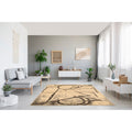 Powerloomed Masters Mr13 Dial Ivory Taupe Polypropylene Rug 2 X 3 2 X 3
