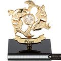 Matashi 24K Gold Plated Zodiac Astrological Sign Pisces Figurine