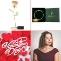 Matashi Ktmtflt4 24K Gold Plated Rose Flower With Matashi Crystals W 16 Rhodium Plated Necklace