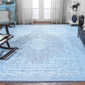 Mateo 8X10 Galleria Ice Rug Blue 8 X 10 Rectangle