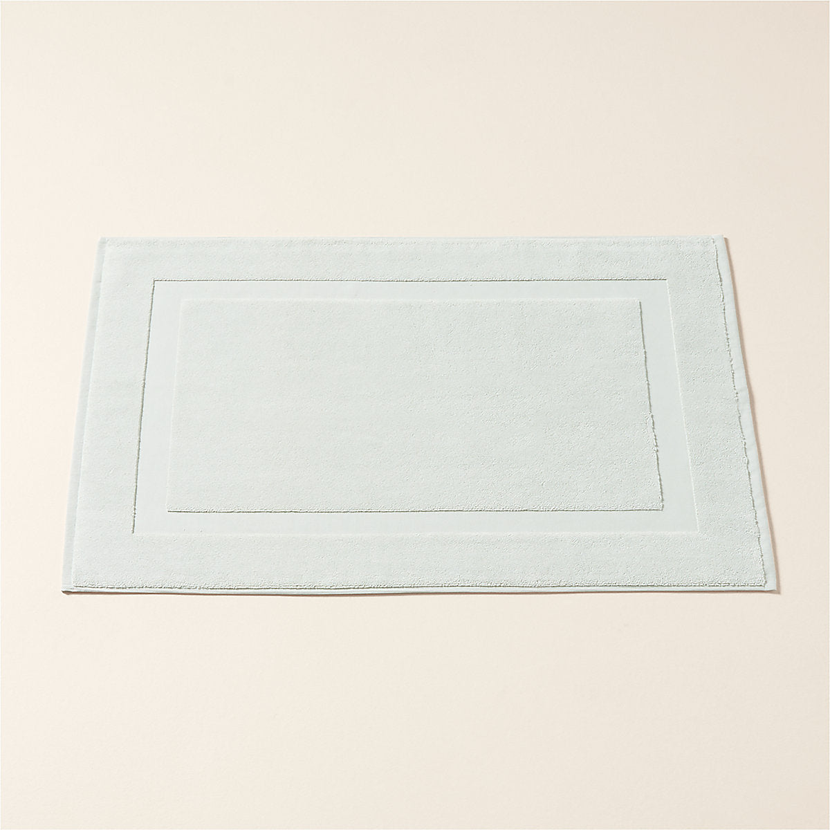 Matin Wavy Organic Cotton Mist Green Bath Towel Set