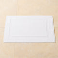 Matin Wavy Organic Cotton White Bath Towel Set